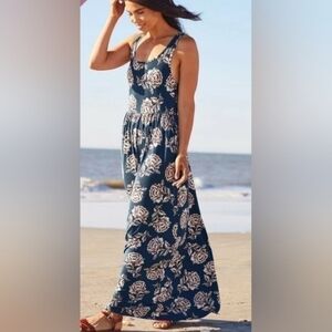 Floral Blue Maxi Dress